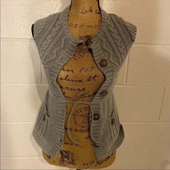 pandemonium medium gray bottom down vest - Picture 2 of 3